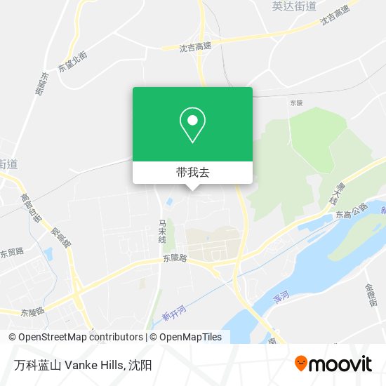 万科蓝山 Vanke Hills地图