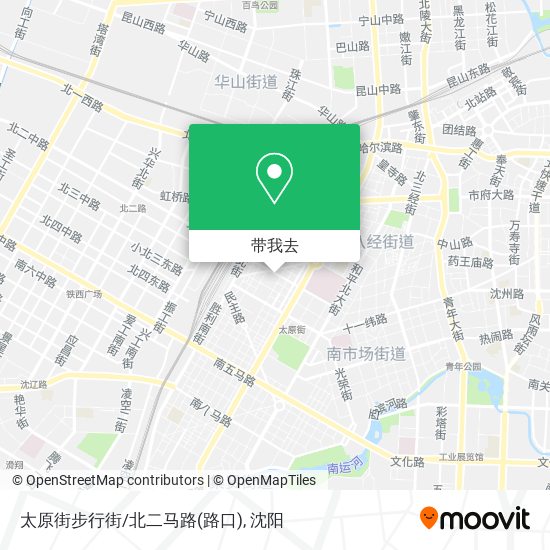 太原街步行街/北二马路(路口)地图