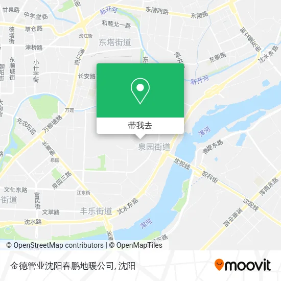 金德管业沈阳春鹏地暖公司地图