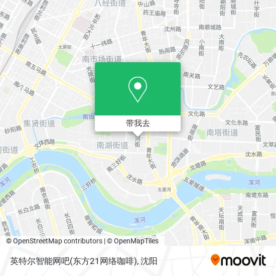 英特尔智能网吧(东方21网络咖啡)地图
