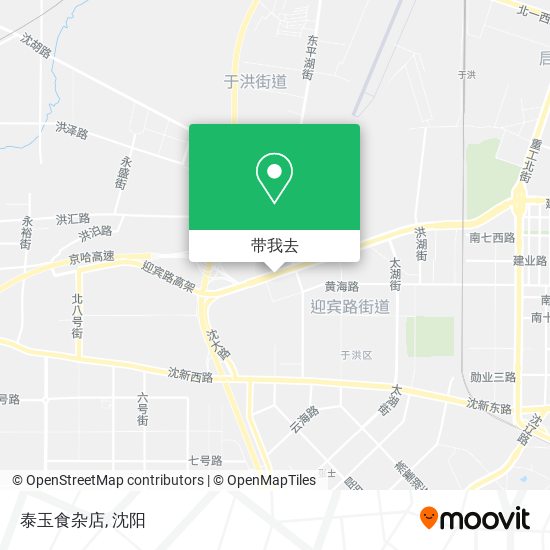 泰玉食杂店地图