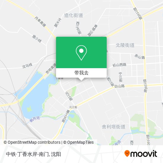 中铁·丁香水岸-南门地图