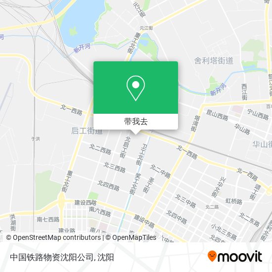 中国铁路物资沈阳公司地图