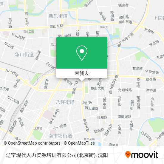 辽宁现代人力资源培训有限公司(北京街)地图