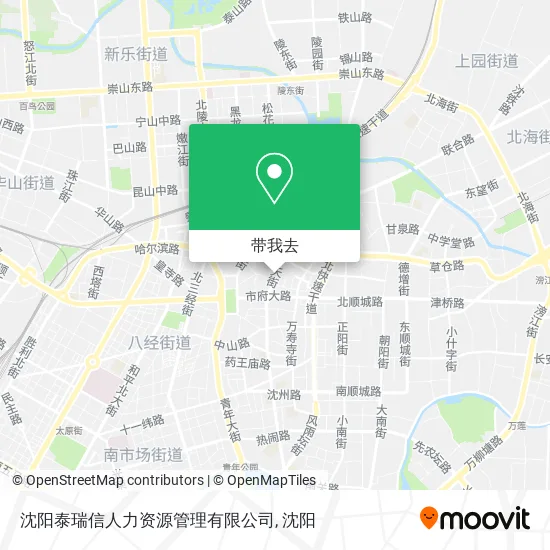 沈阳泰瑞信人力资源管理有限公司地图