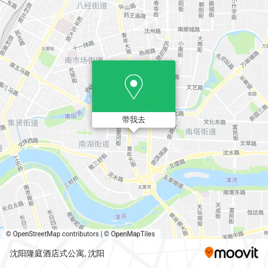 沈阳隆庭酒店式公寓地图