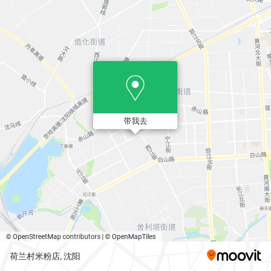 荷兰村米粉店地图