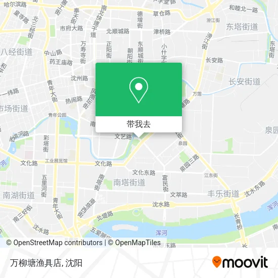 万柳塘渔具店地图