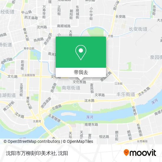 沈阳市万柳刻印美术社地图
