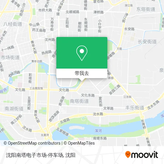 沈阳南塔电子市场-停车场地图