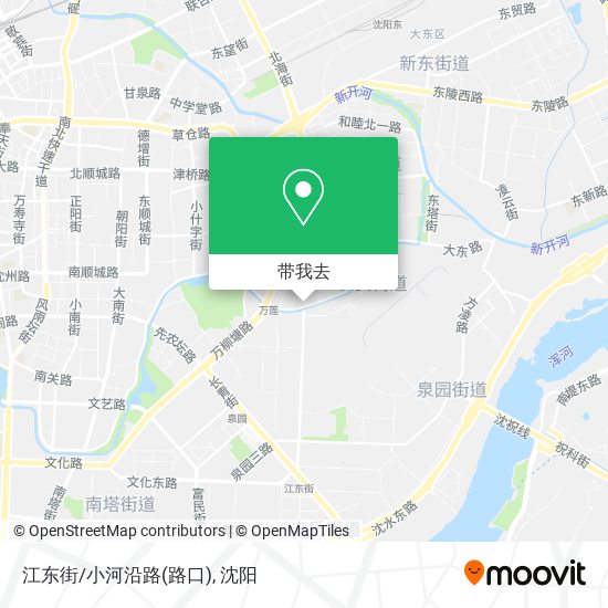 江东街/小河沿路(路口)地图