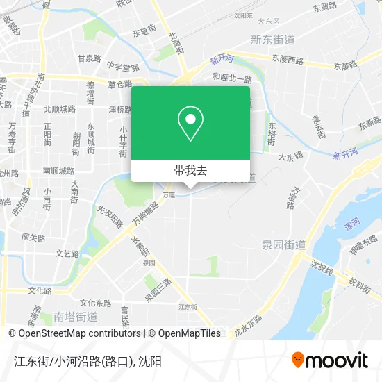 江东街/小河沿路(路口)地图