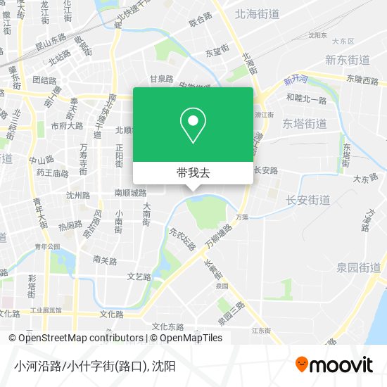 小河沿路/小什字街(路口)地图