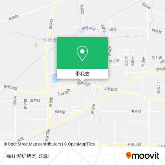 福祥泥炉烤肉地图