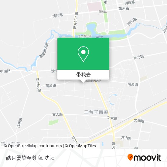 皓月烫染至尊店地图