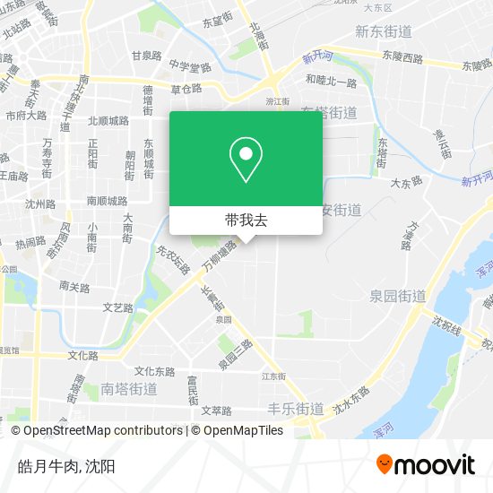 皓月牛肉地图