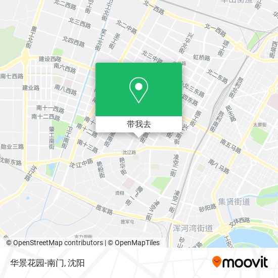 华景花园-南门地图
