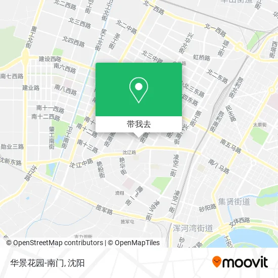 华景花园-南门地图