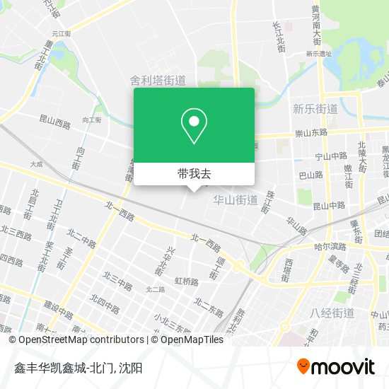 鑫丰华凯鑫城-北门地图