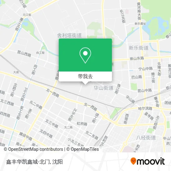 鑫丰华凯鑫城-北门地图