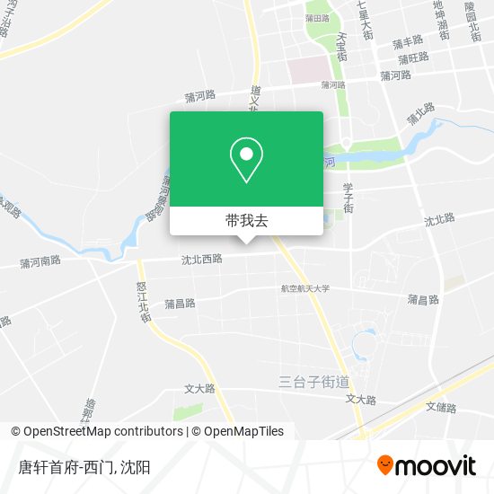 唐轩首府-西门地图