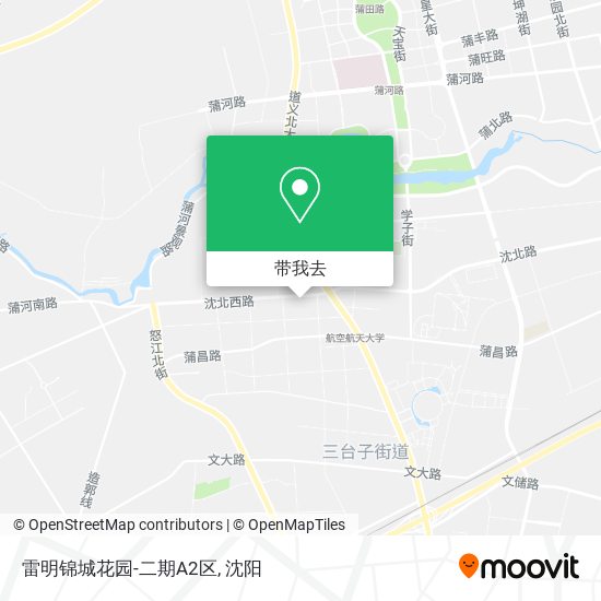 雷明锦城花园-二期A2区地图