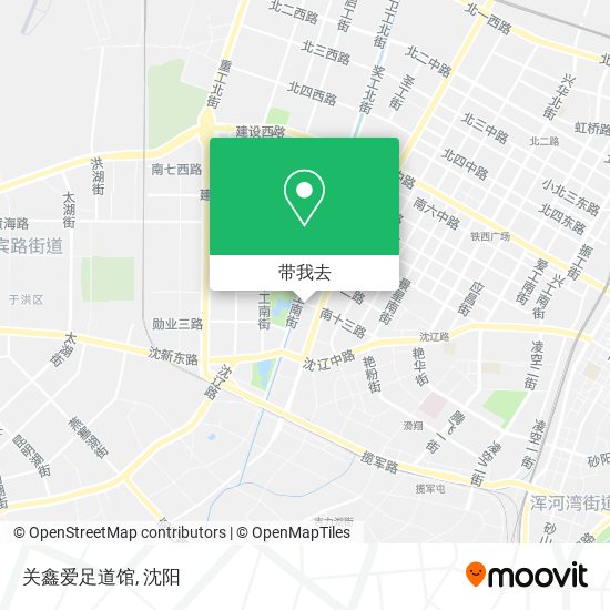 关鑫爱足道馆地图