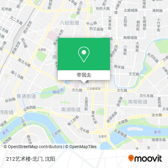 212艺术楼-北门地图