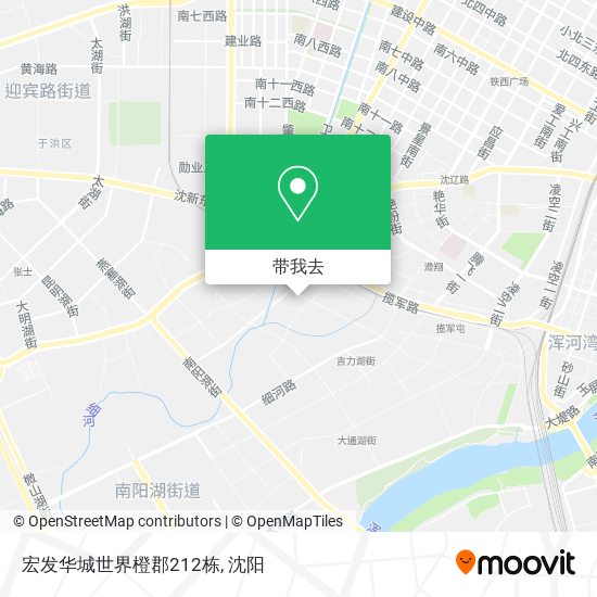 宏发华城世界橙郡212栋地图