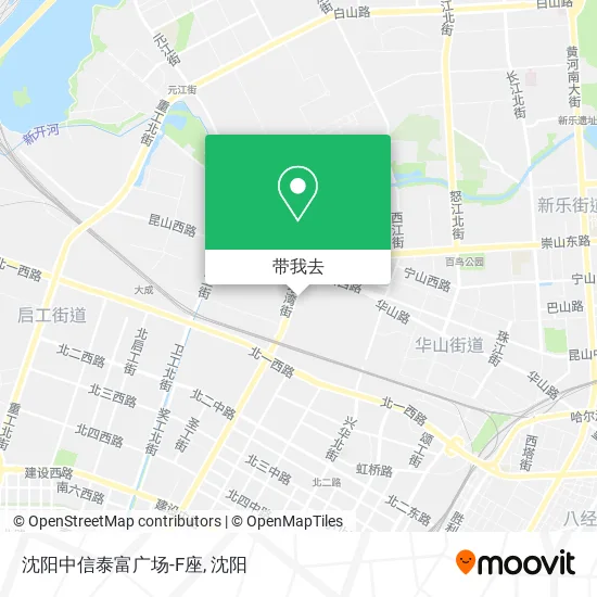 沈阳中信泰富广场-F座地图