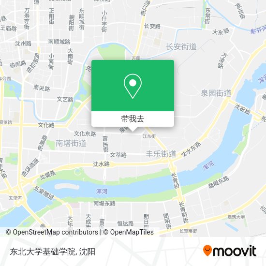 东北大学基础学院地图