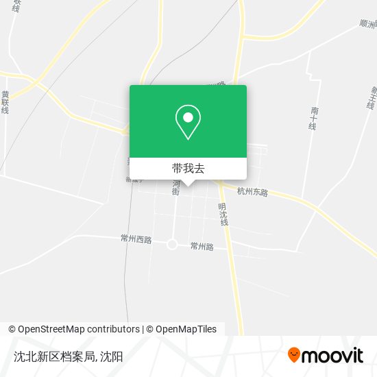 沈北新区档案局地图