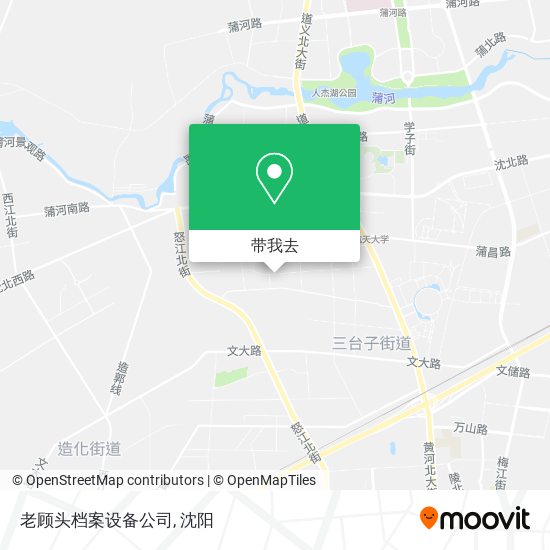 老顾头档案设备公司地图