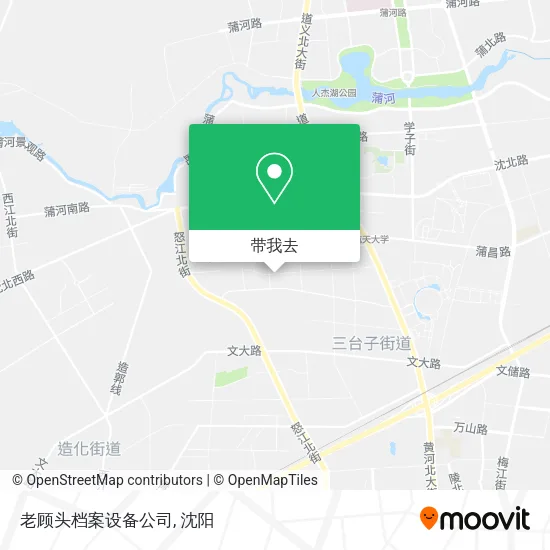老顾头档案设备公司地图