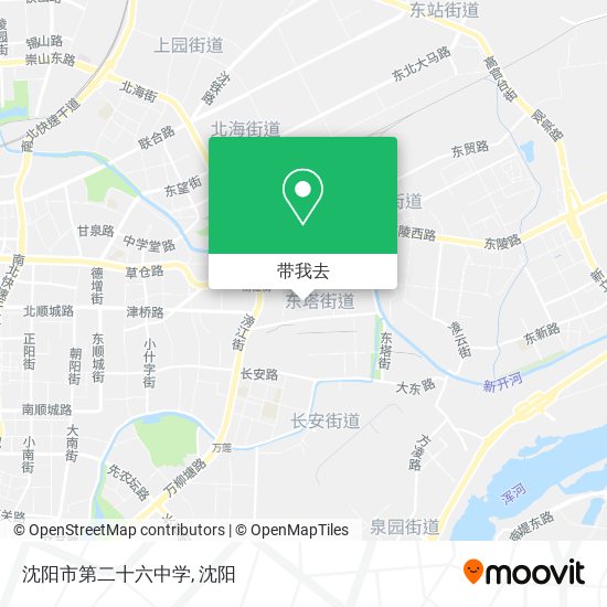 沈阳市第二十六中学地图