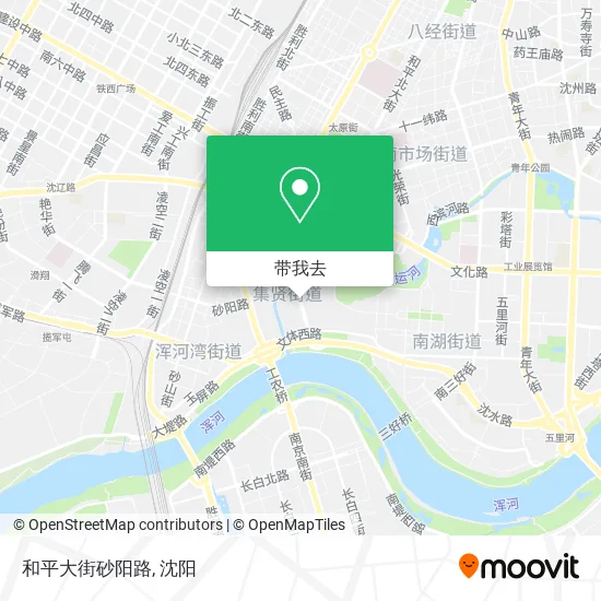 和平大街砂阳路地图