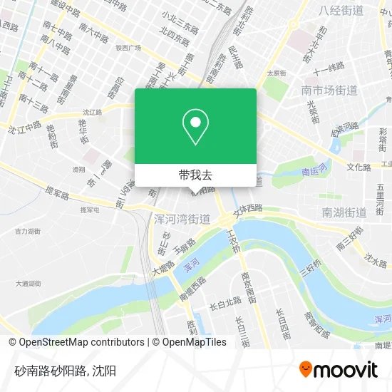 砂南路砂阳路地图