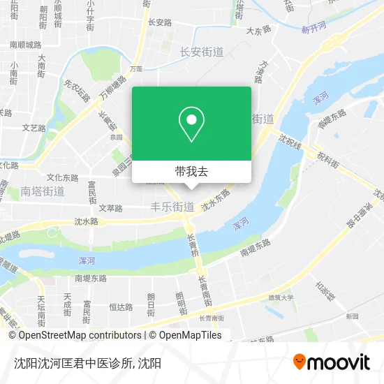 沈阳沈河匡君中医诊所地图