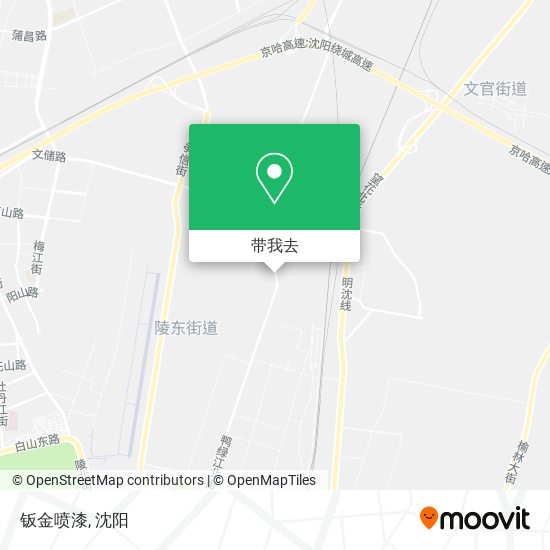 钣金喷漆地图