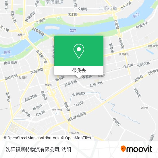 沈阳福斯特物流有限公司地图