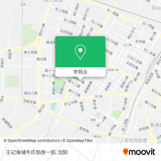 王记海城牛庄馅饼一部地图