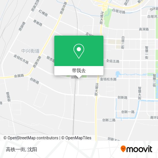 高铁一街地图