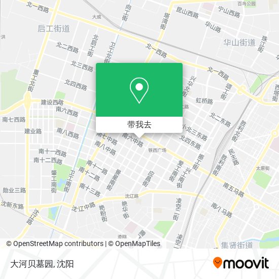 大河贝墓园地图