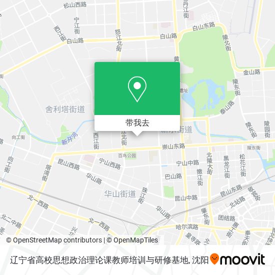 辽宁省高校思想政治理论课教师培训与研修基地地图