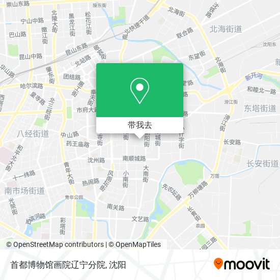 首都博物馆画院辽宁分院地图