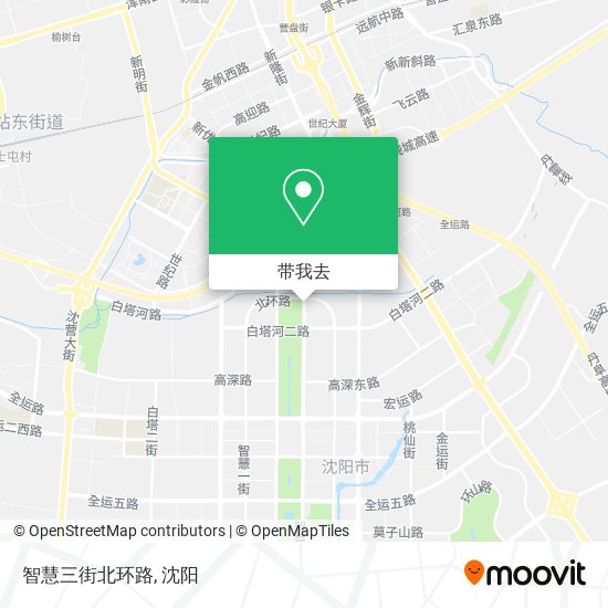 智慧三街北环路地图