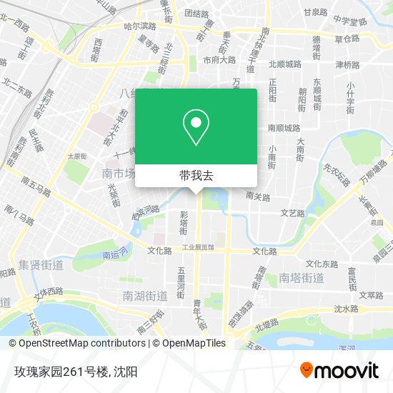 玫瑰家园261号楼地图