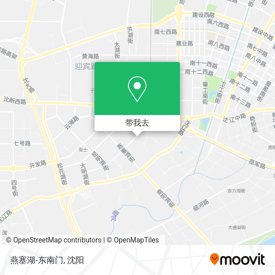 燕塞湖-东南门地图