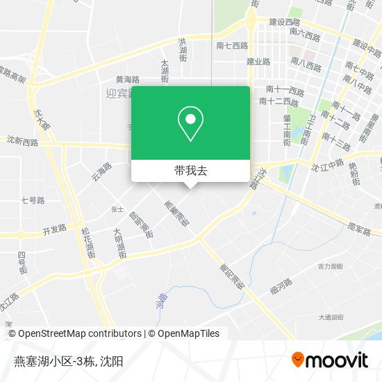 燕塞湖小区-3栋地图