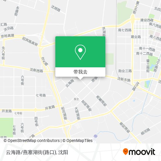 云海路/燕塞湖街(路口)地图